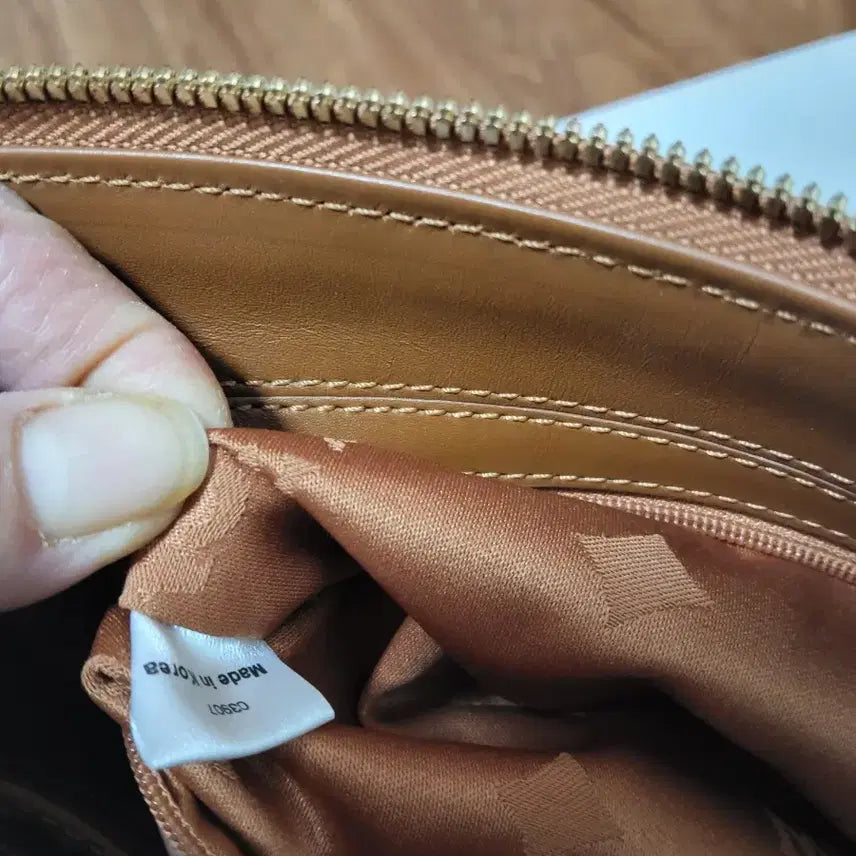 [BUNJANG] MCM Visetos Brown Chain Shoulder Bag / MCM 비세토스 브라운 체인 숄더백(정품