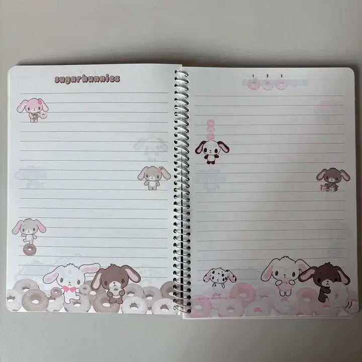 [BUNJANG] Sugar Bunnies Notebook / 고전 문구 슈가바니즈 노트 공책 메모장