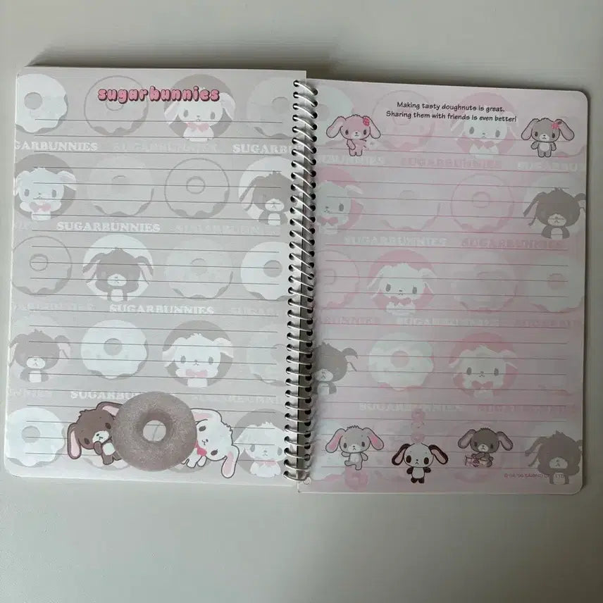 [BUNJANG] Sugar Bunnies Notebook / 고전 문구 슈가바니즈 노트 공책 메모장