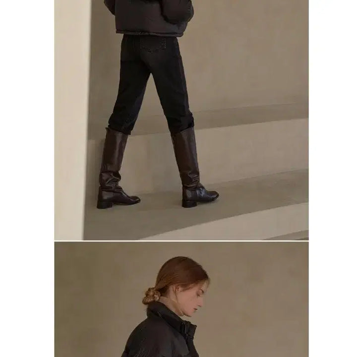 [BUNJANG] SIAZYU Duck Down Cropped Padded Jacket / 시야쥬 덕다운 크롭 패딩 블랙