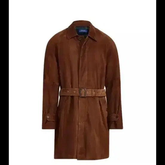[BUNJANG] Polo Ralph Lauren Suede Balmacaan Coat / 폴로 랄프로렌 스웨이드 발마칸 코트 S(38R) 사이즈 팝니다