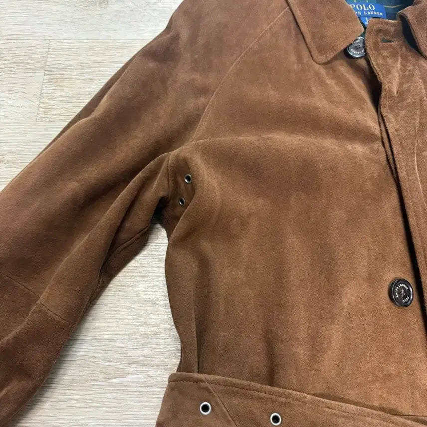 [BUNJANG] Polo Ralph Lauren Suede Balmacaan Coat / 폴로 랄프로렌 스웨이드 발마칸 코트 S(38R) 사이즈 팝니다