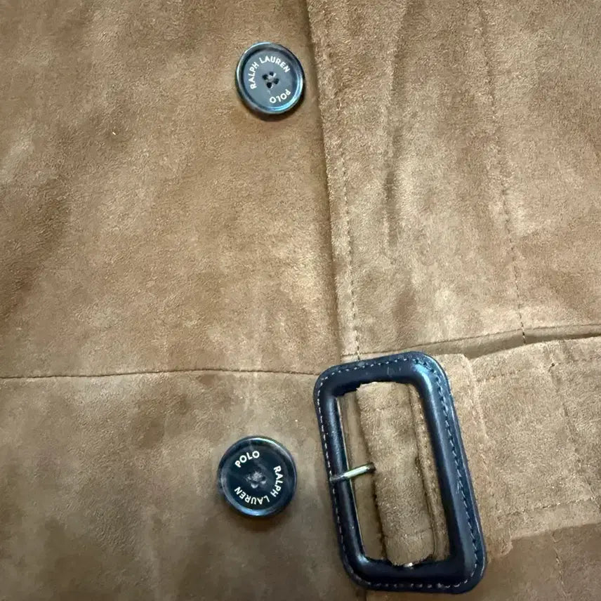 [BUNJANG] Polo Ralph Lauren Suede Balmacaan Coat / 폴로 랄프로렌 스웨이드 발마칸 코트 S(38R) 사이즈 팝니다