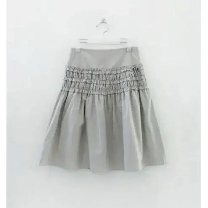 [BUNJANG] Aftermonday Frill Smocking Cotton Skirt / 새상품) 에프터먼데이 프릴 스모킹 코튼 스커트 캉캉