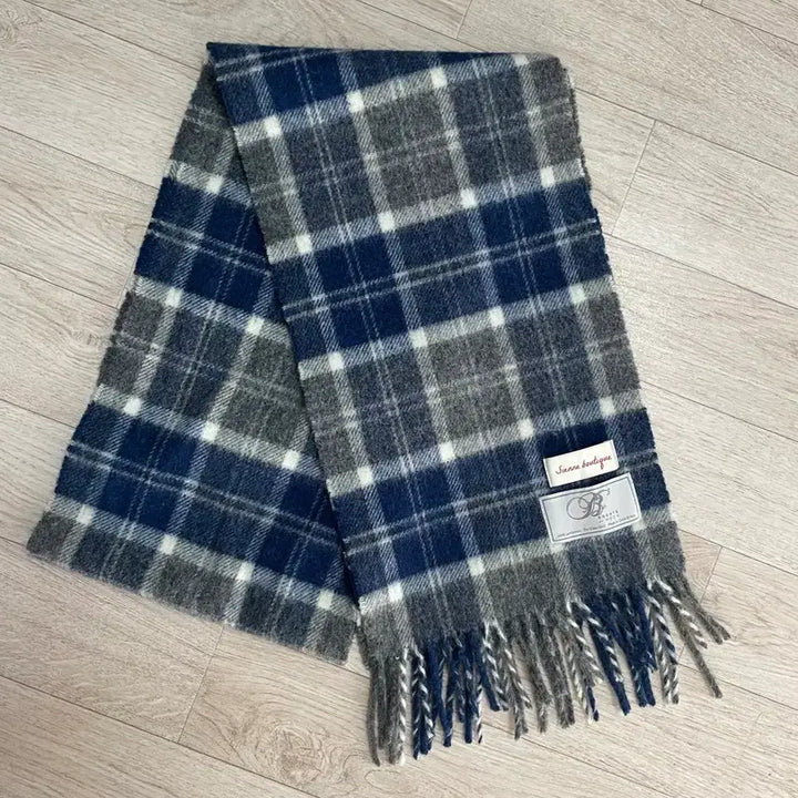 [BUNJANG] Ciène Wool Check Muffler / 시엔느 울 체크 머플러