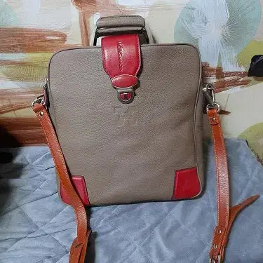 [BUNJANG] Mons Hagen 3-Way Leather Bag / 몬스하겐 3웨이 가죽 가방