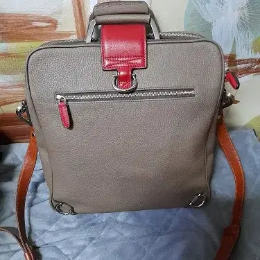 [BUNJANG] Mons Hagen 3-Way Leather Bag / 몬스하겐 3웨이 가죽 가방