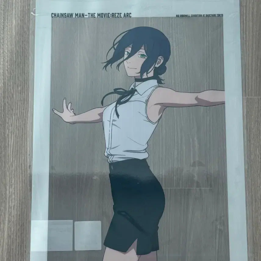 [BUNJANG] Chainsaw Man Reze A3 Clear Poster / 체인소맨 베이스야드 레제 A3 클리어 투명 포스터