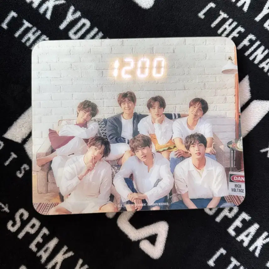[BUNJANG] BTS Acrylic Clock / 방탄소년단 오늘 아크릴 시계