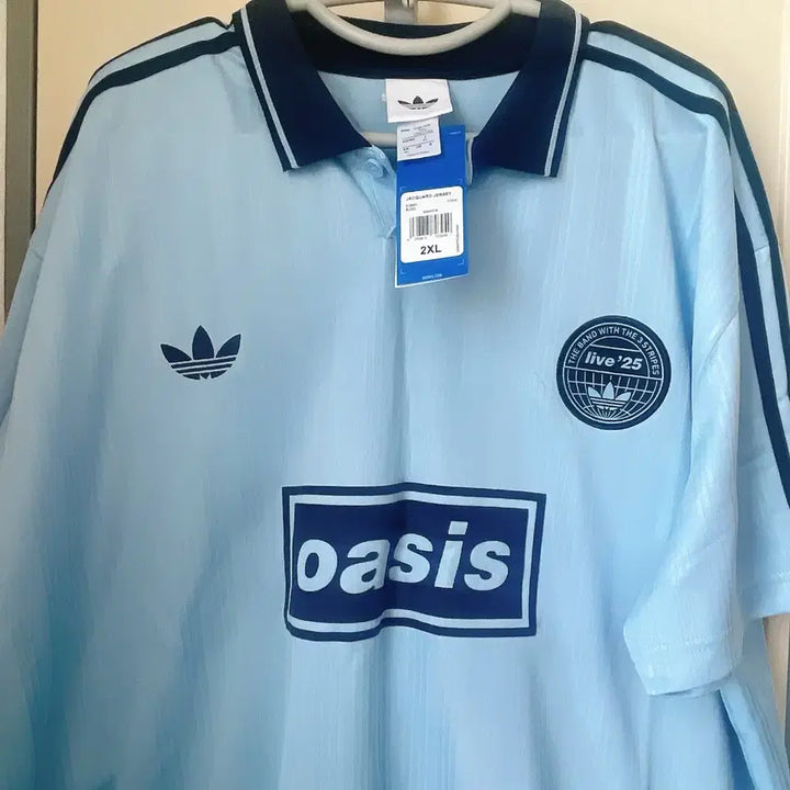 [BUNJANG] Adidas Oasis Jacquard Jersey 2XL / [새상품] 아디다스 오아시스 자카드 저지 2XL