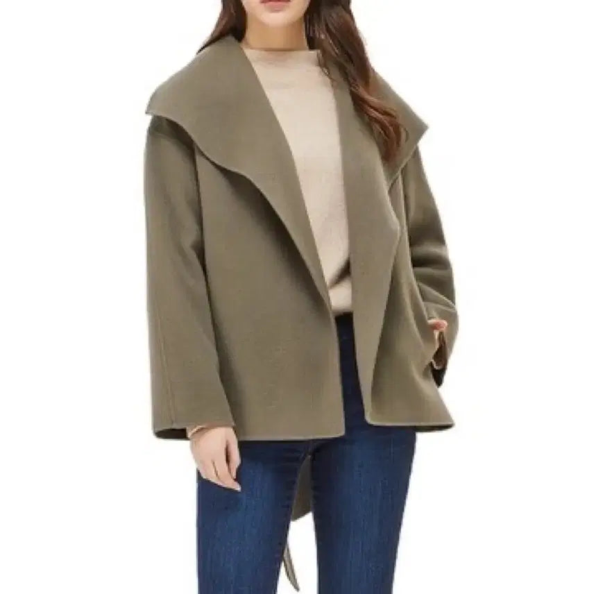[BUNJANG] Sisley Shawl Collar Short Coat / 시슬리 숄카라 숏코트