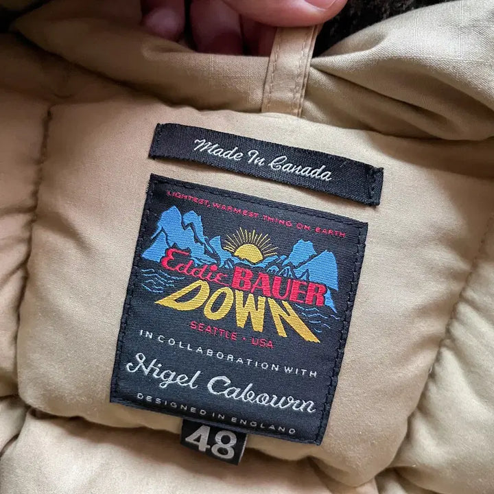 [BUNJANG] Nigel Cabourn x Eddie Bauer Karokoram Down Parka / 나이젤 카본 에디바우어 카라코람