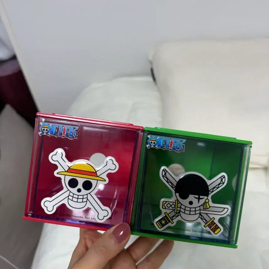 [BUNJANG] One Piece Luffy & Zoro Mini Storage Box / 원피스 루피,조로 미니 수납함