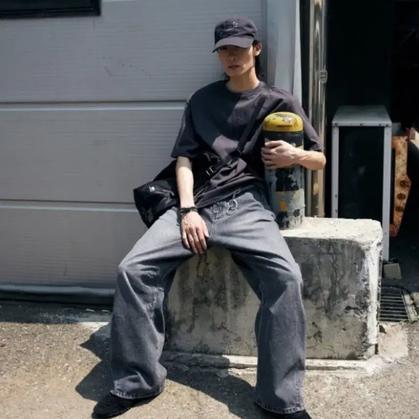 [BUNJANG] HATCHING ROOM x Dickies Charcoal Cap / 해칭룸x디키즈 볼캡 모자 (차콜, 새상품)