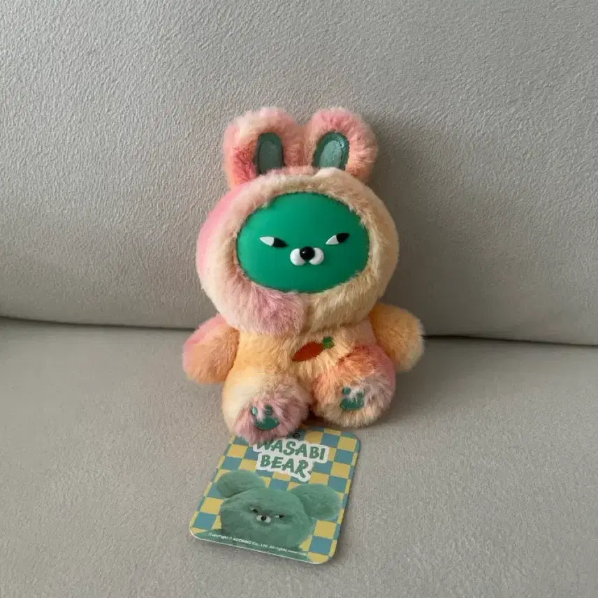 [BUNJANG] Wasabi Bear Hybrid Keyring / 와사비베어 하이브리드 키링