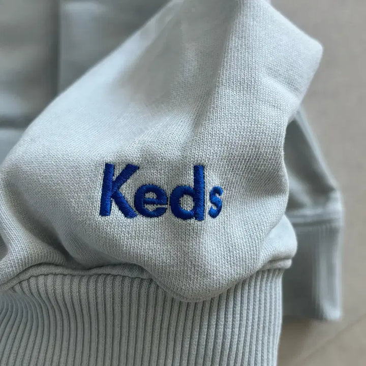 [BUNJANG] Keds Crop Hoodie / 케즈 Keds 소라색 후드티