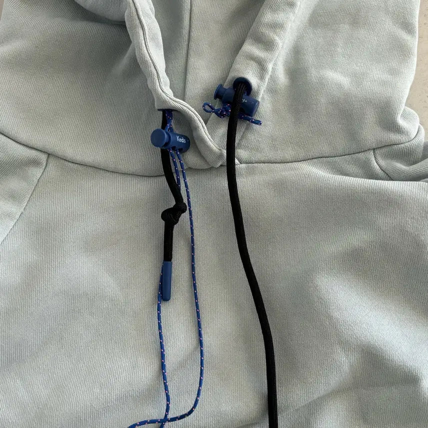 [BUNJANG] Keds Crop Hoodie / 케즈 Keds 소라색 후드티