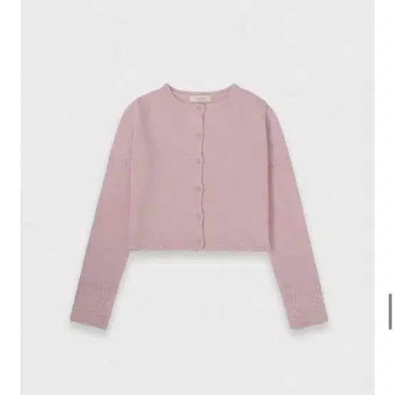 [BUNJANG] Poeto Brunch Lace Cardigan - Pink / 포에토 Brunch 레이스 가디건 핑크