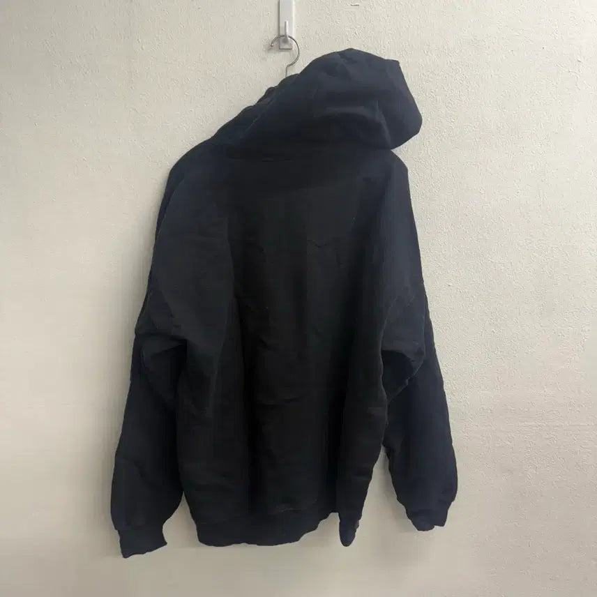 [BUNJANG] Thrasher Logo Black Hoodie L / 쓰레셔 로고 블랙 후드티 L