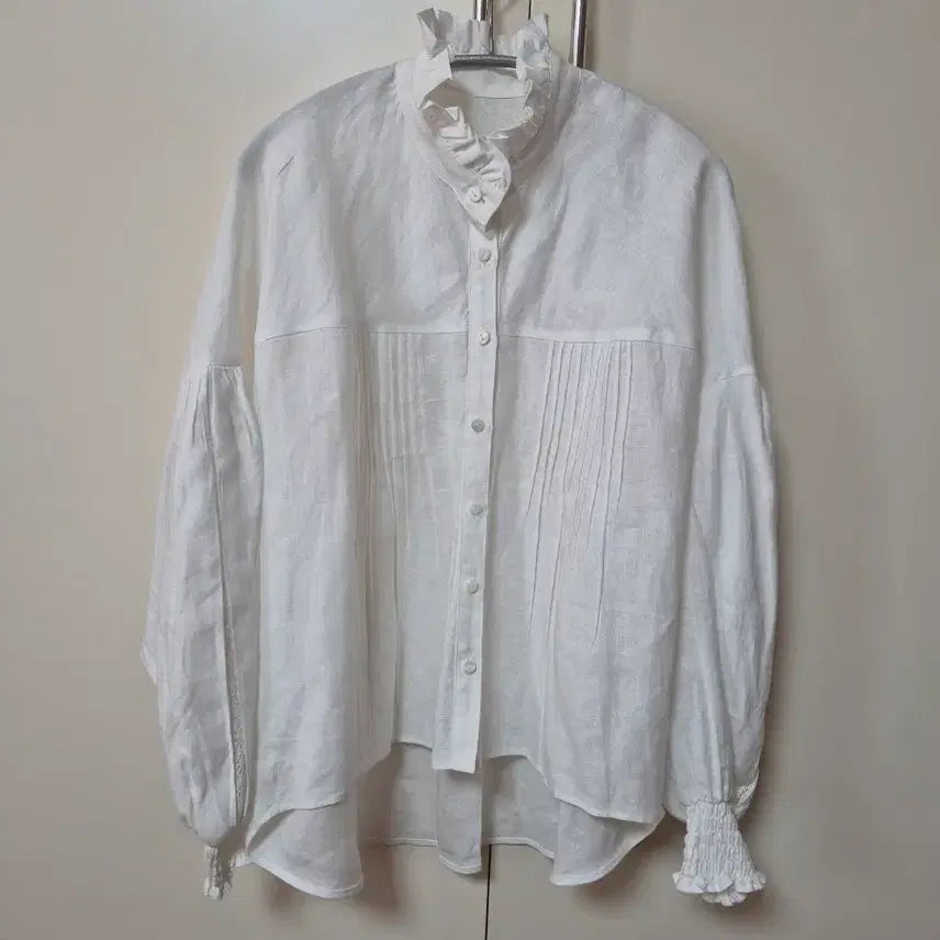 [BUNJANG] ONOMATOPEE Linen 100% Women's Shirt Outer / 일본 ONOMATOPEE 마100% 여성 셔츠 아우터