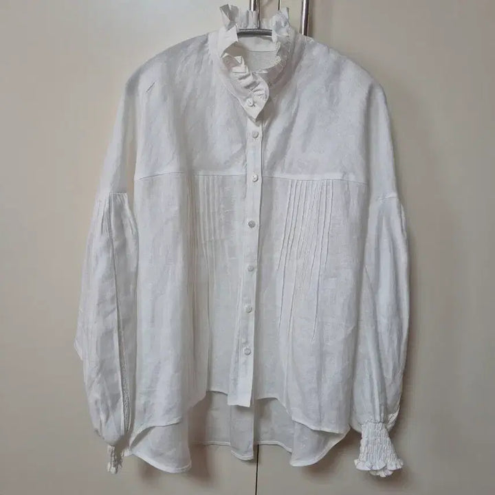 [BUNJANG] ONOMATOPEE Linen 100% Women's Shirt Outer / 일본 ONOMATOPEE 마100% 여성 셔츠 아우터