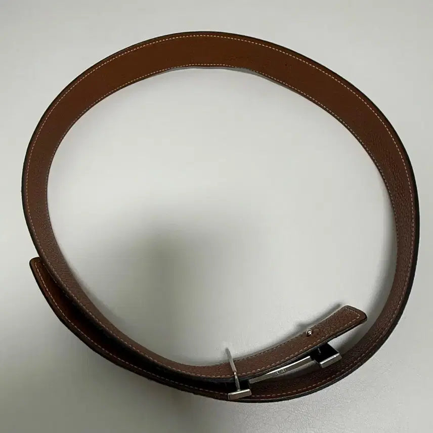 [BUNJANG] Hermès H Buckle Leather Belt / 에르메스 H 버클 가죽 벨트 블랙