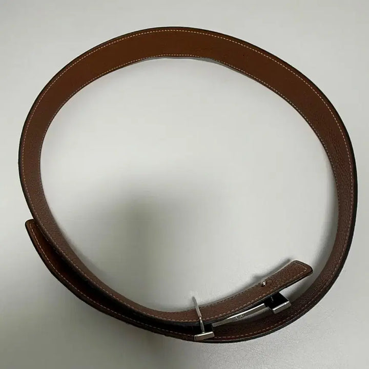 [BUNJANG] Hermès H Buckle Leather Belt / 에르메스 H 버클 가죽 벨트 블랙