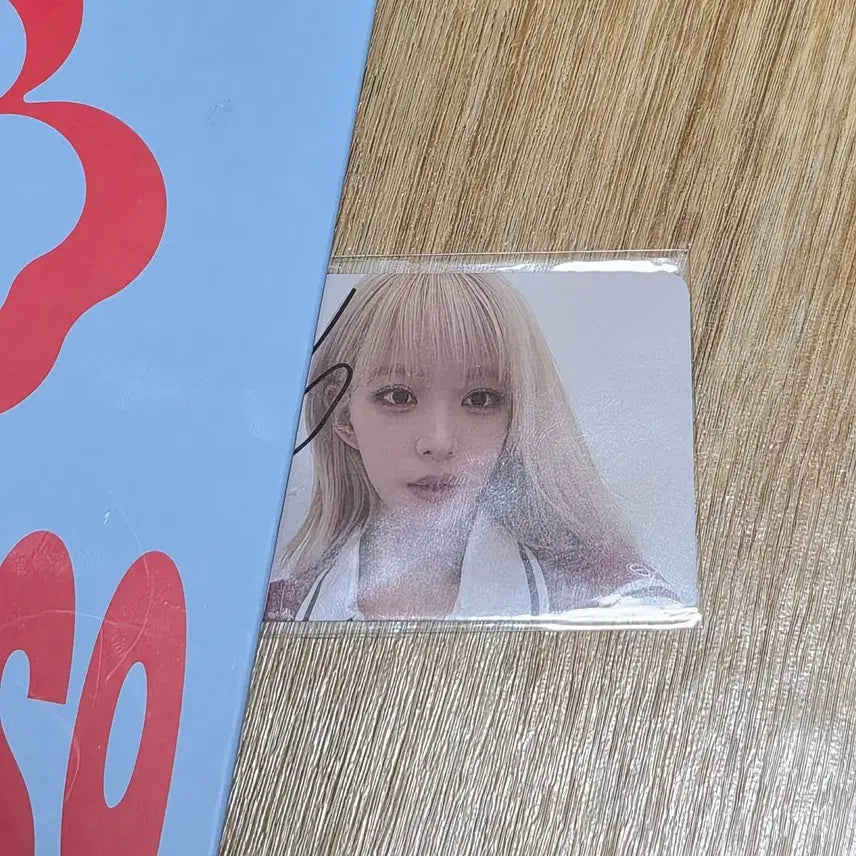 2025 프미나 나우 투모로우 이채영 럭드 싸인 포카