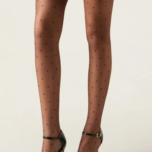 [BUNJANG] Calzedonia Dot Pattern Stockings / Calzedonia - 도트폴카 스타킹