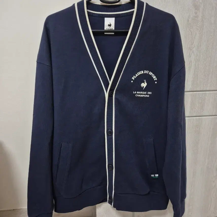 [BUNJANG] Le Coq Sportif Men's Cardigan / 르꼬끄남성가디건