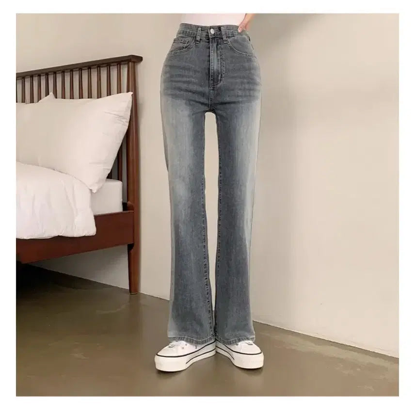 [BUNJANG] Semi-Bootcut Denim Jeans / 세미부츠컷데님