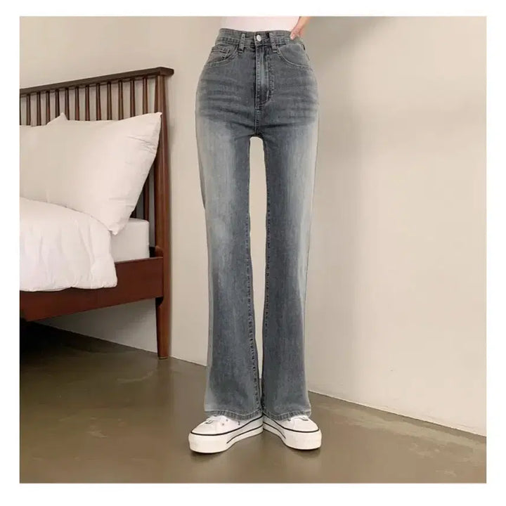 [BUNJANG] Semi-Bootcut Denim Jeans / 세미부츠컷데님