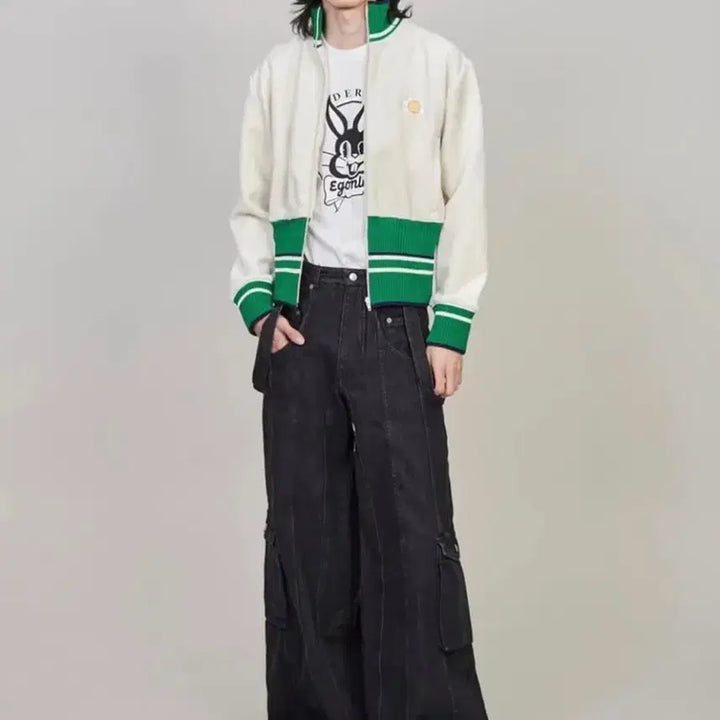 [BUNJANG] Egonlab Sunflower Track Jacket / 에곤랩 썬 플라워 트랙 자켓