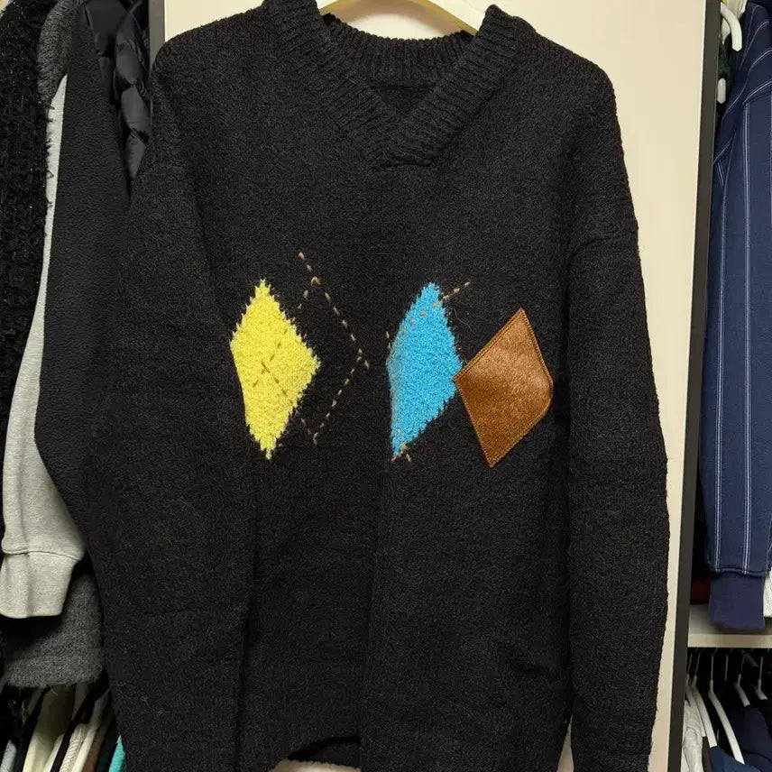 [BUNJANG] ADER Error Argyle Knit (Size A2) / 아더에러 아가일니트 A2사이즈