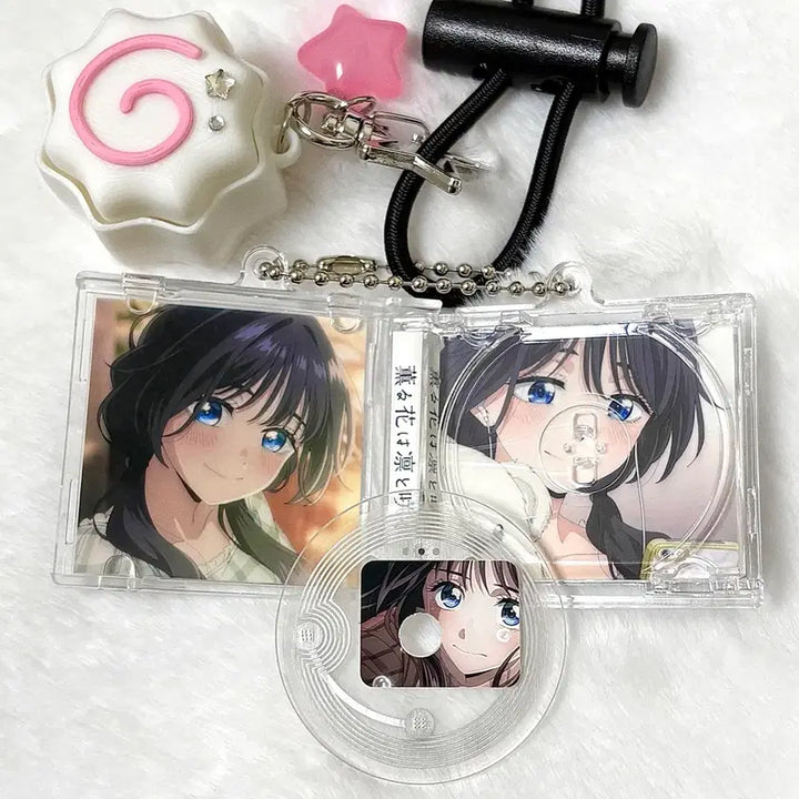 [BUNJANG] Fragrant Flowers Bloom Valiantly Acrylic NFC Keyring / [향기로운 꽃은 늠름하게 핀다] NFC 와구리 ver.1  아크릴 키링