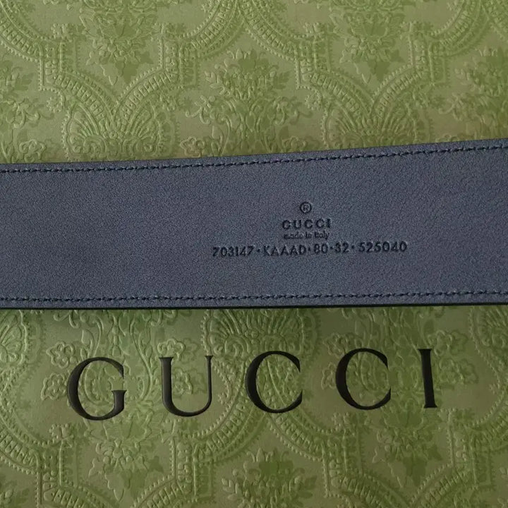 [BUNJANG] Gucci 703147 Belt / [새상품]구찌 벨트 네이비 703147
