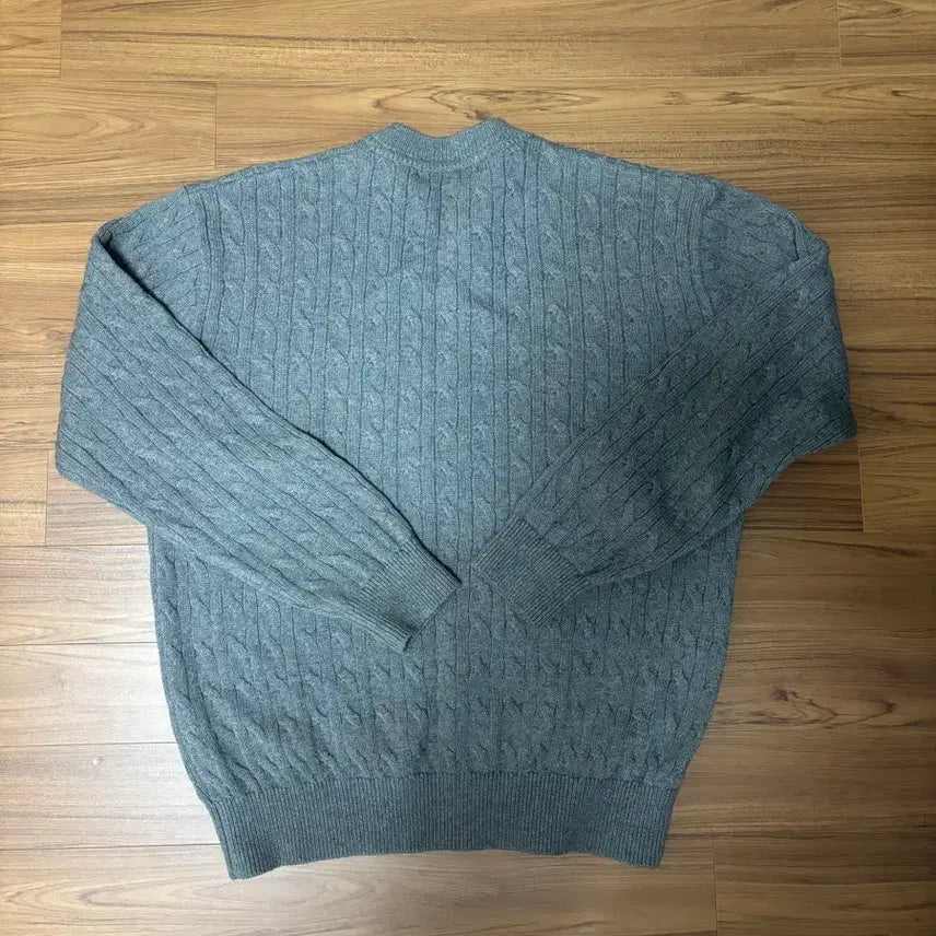 [BUNJANG] Brown Yard Cable Knit Sweater Size 4 / 브라운야드 꽈배기니트 4사이즈