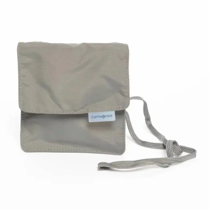 [BUNJANG] Samsonite RFID Neck Pouch Eclipse Grey / [새상품.정가37000] 샘소나이트 RFID 넥 지갑 파우치 크로스백