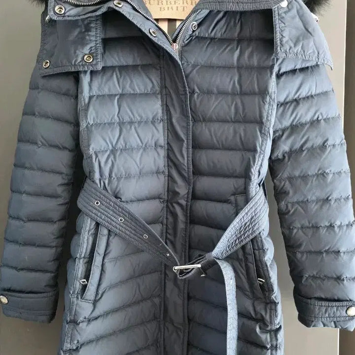 [BUNJANG] Burberry Brit Puffer Fox Fur XS / 버버리 브릿 패딩 폭스퍼 XS 팝니다