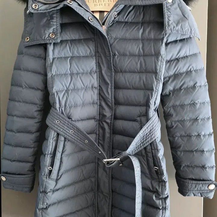 [BUNJANG] Burberry Brit Puffer Fox Fur XS / 버버리 브릿 패딩 폭스퍼 XS 팝니다