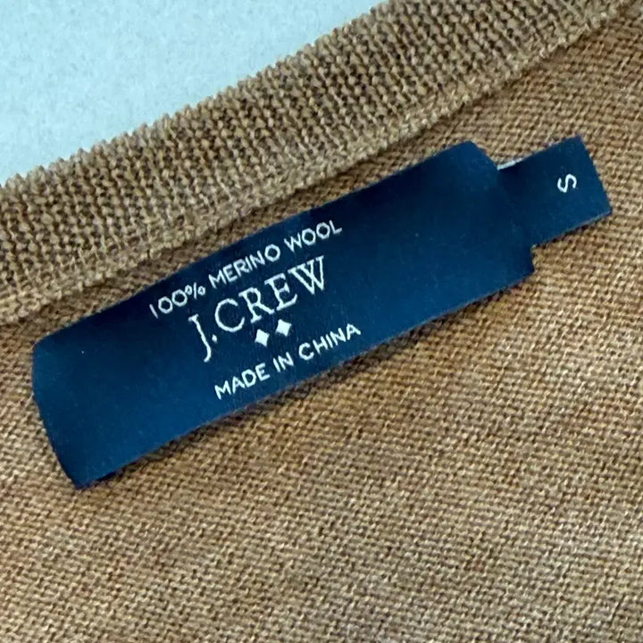 [BUNJANG] J.Crew Merino Wool V-Neck Sweater - Camel - S / 제이크루 v넥 메리노울 스웨터 / 카멜 / S