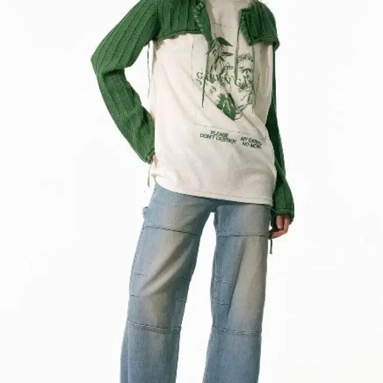 [BUNJANG] The Open Product Bolero Cardigan / 더오픈프로덕트 볼레로 가디건(현 오픈와이와이)