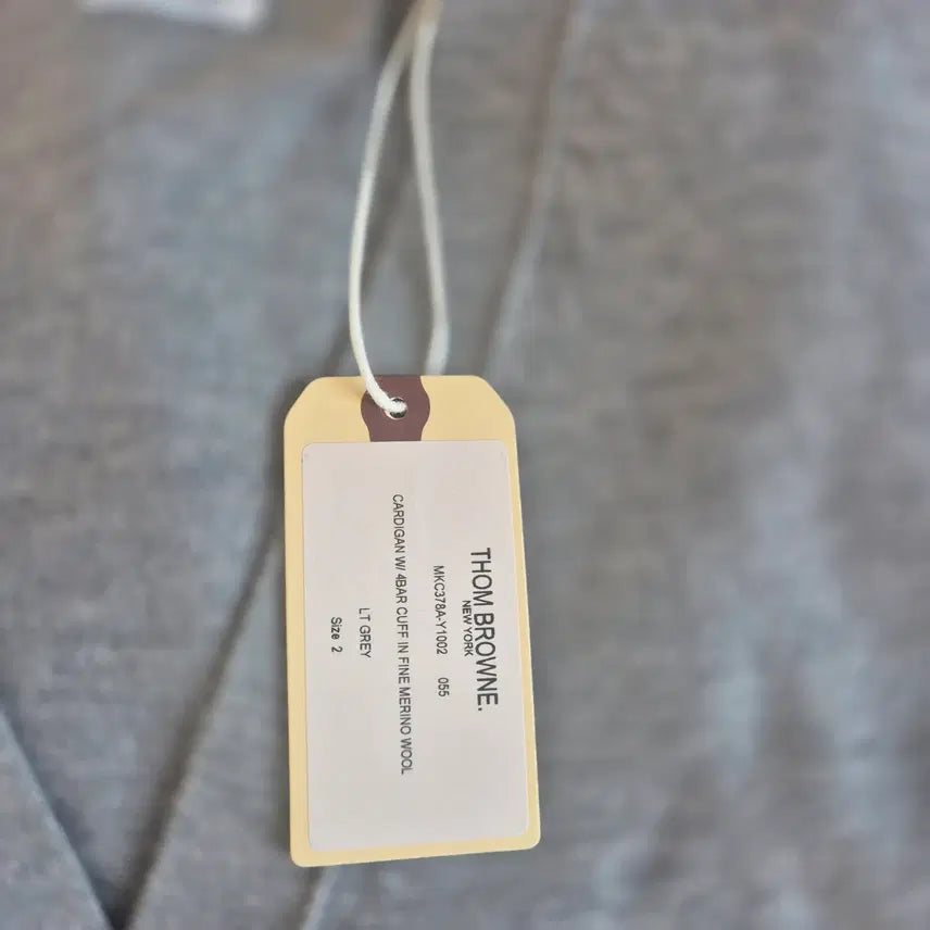 [BUNJANG] Thom Browne Diagonal Cuff Cardigan (Size 2) / [당일발송/N등급] 새상품 톰브라운 사선 커프 가디건 2사이즈