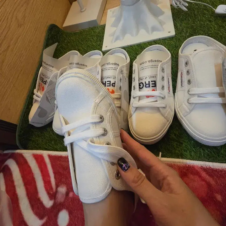 [BUNJANG] Superga White Sneakers / 슈페르가 스니커즈 새상품 화이트 | 사이즈다양 | 7900원