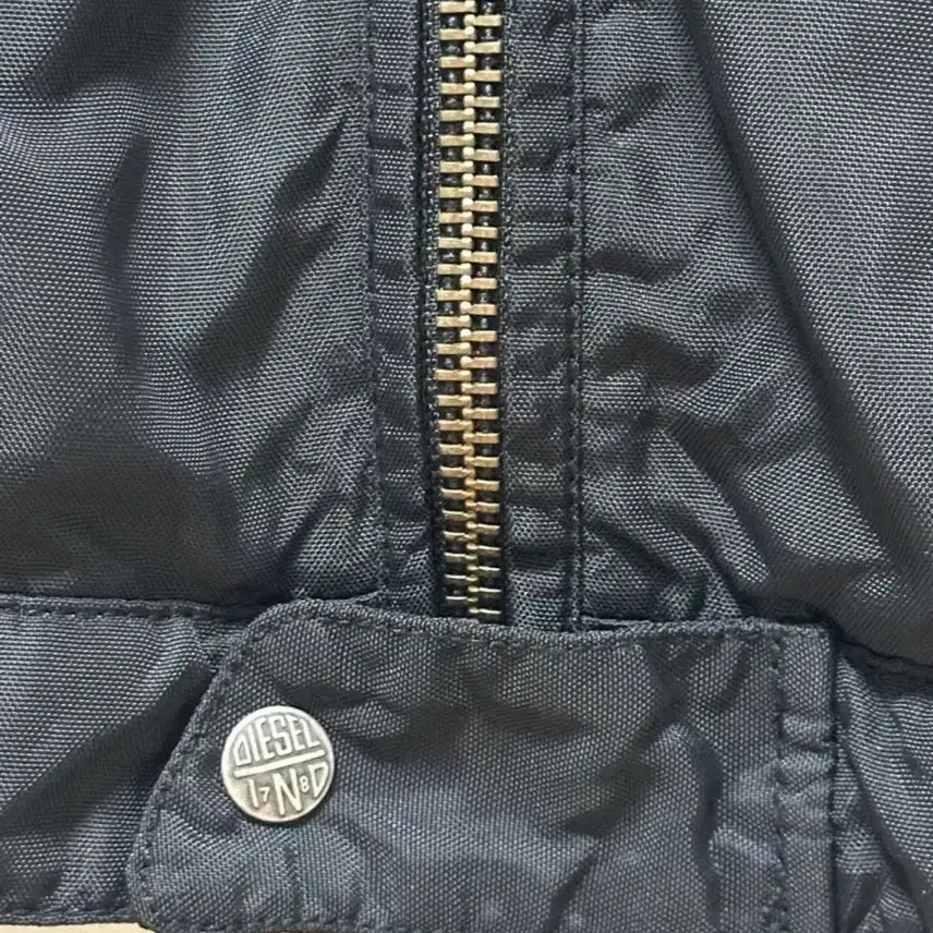 [BUNJANG] Diesel Nylon Biker Jacket / 디젤 나일론 바이커 라이더자켓