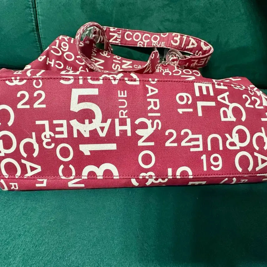 [BUNJANG] Chanel Fabric Baisc Tote Bag / 정품 샤넬 Chanel 패브릭 바이시 토트백 숄더백