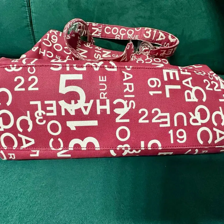 [BUNJANG] Chanel Fabric Baisc Tote Bag / 정품 샤넬 Chanel 패브릭 바이시 토트백 숄더백