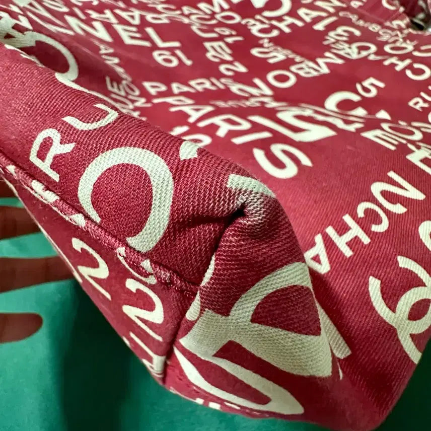 [BUNJANG] Chanel Fabric Baisc Tote Bag / 정품 샤넬 Chanel 패브릭 바이시 토트백 숄더백