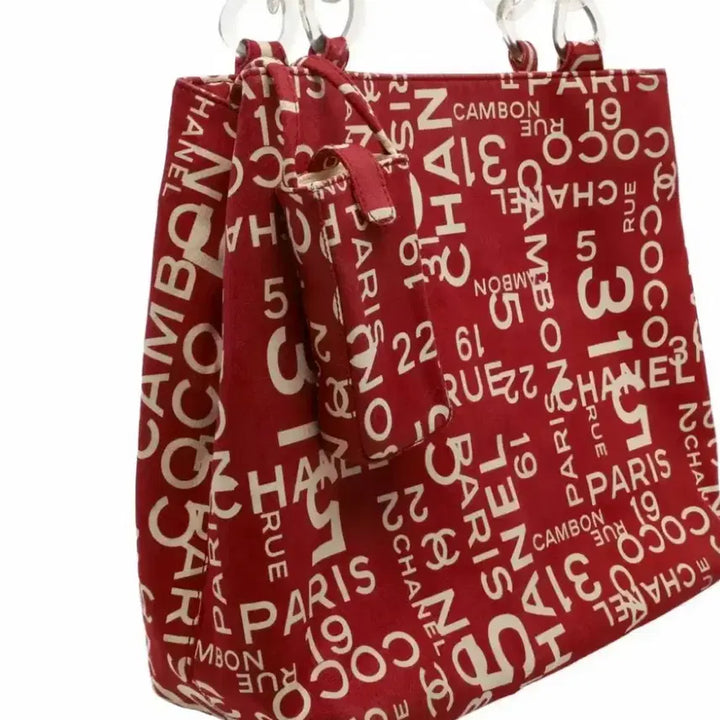 [BUNJANG] Chanel Fabric Baisc Tote Bag / 정품 샤넬 Chanel 패브릭 바이시 토트백 숄더백