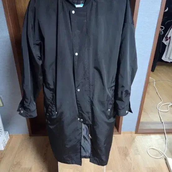 [BUNJANG] 8 Seconds Oversized Field Jacket (Black, M) / 에잇세컨즈 오버핏 야상코트 (블랙.M)